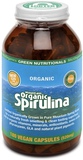 Green Nutritionals Organic Mountain Spirulina 180 Capsules 520mg 